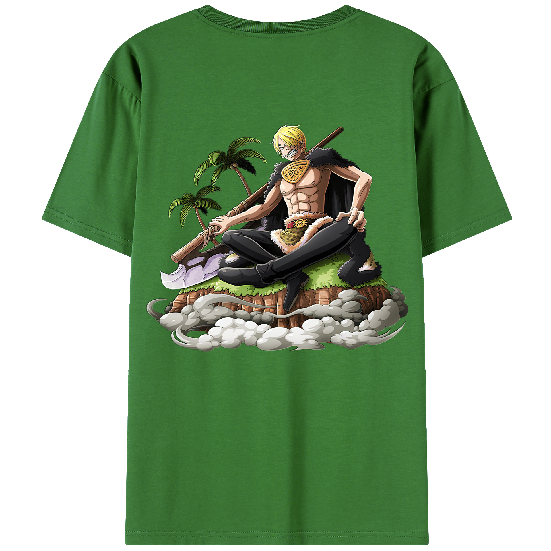 （画像用） ワンピース サンジ ONE PIECE Sanji レディース半袖Tシャツ(バックプリント)